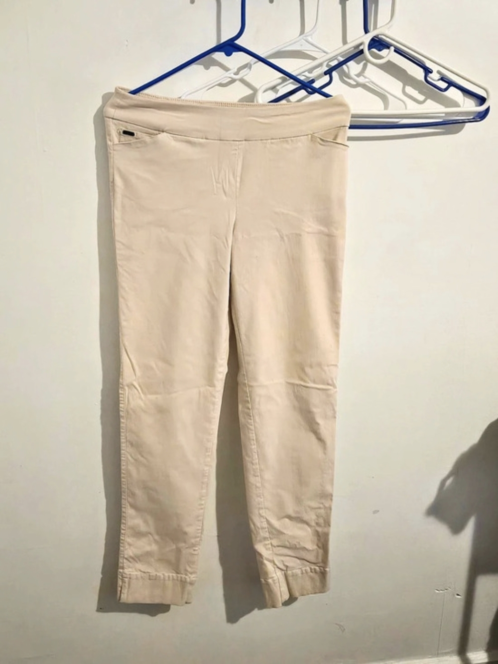 Slim-Sation Cream Leggings Size Small